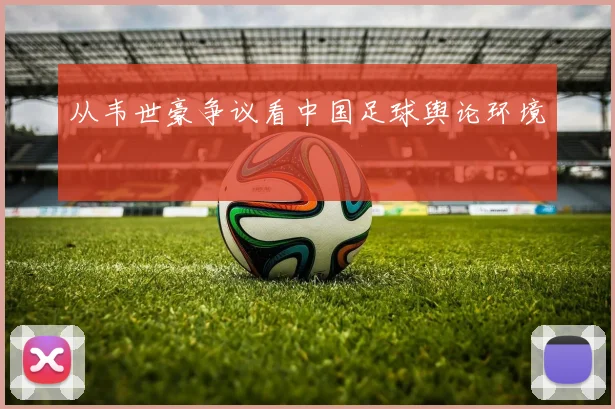 从韦世豪争议看中国足球舆论环境